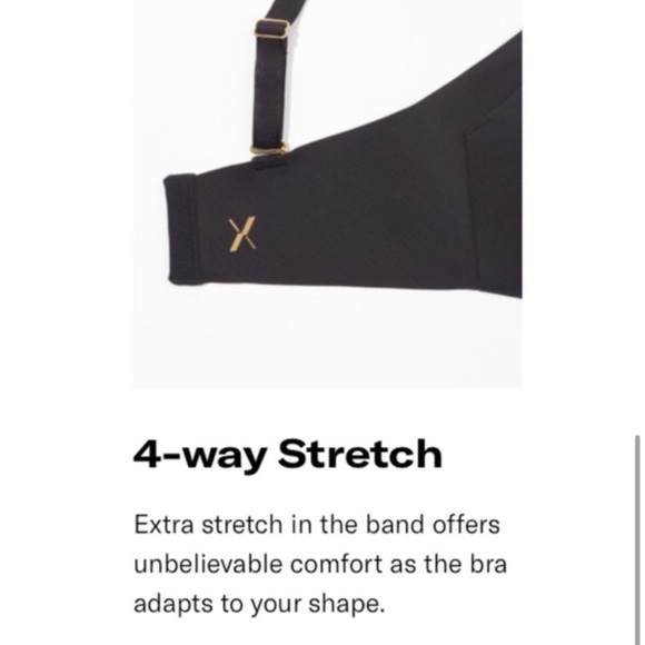 Knix Sz 7+ WingWoman Contour Bra in Black 36F 36G 38F 38G - Picture 11 of 15